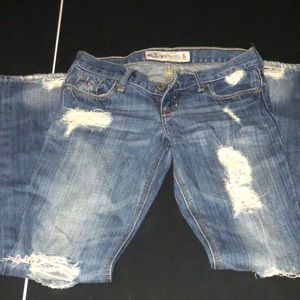 Hollister Distressed Size 0s Jeans